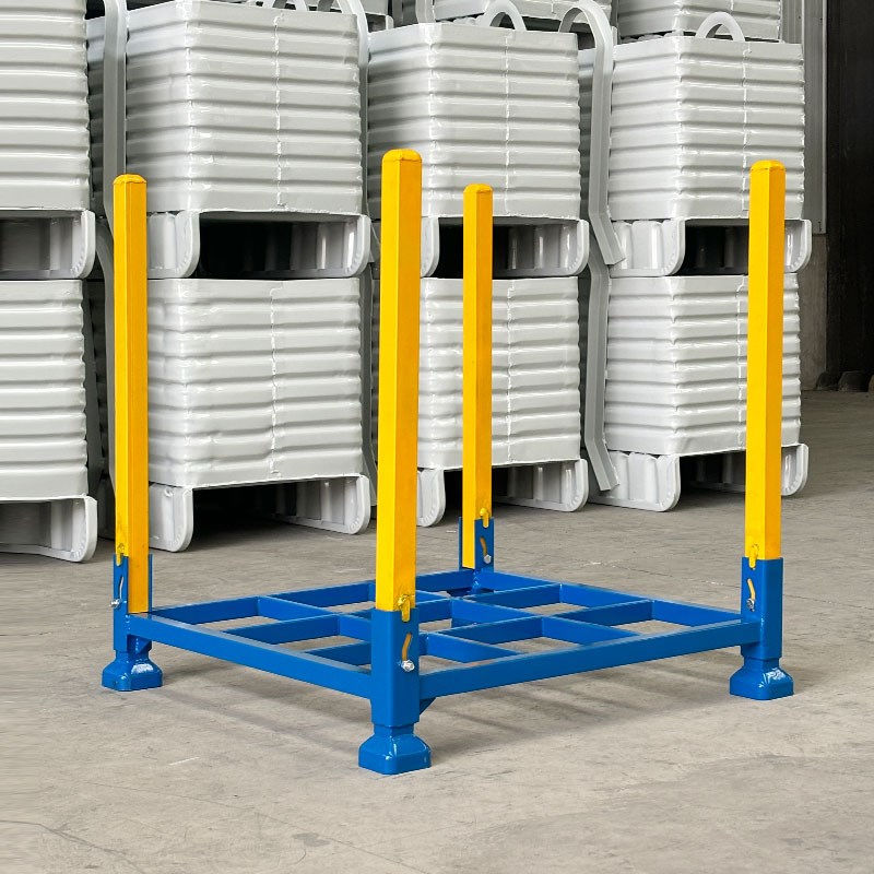 仓储折叠堆垛架巧固架插管可升降多功能冷库货架移动堆高架布料架