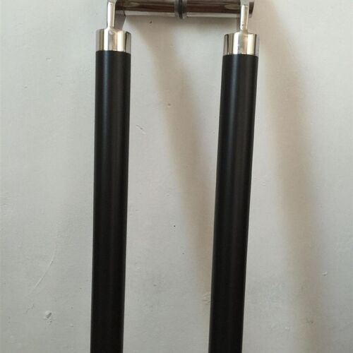 加厚玻璃门拉手木门把手不锈钢门大门等可调节刀型黑色不锈钢拉手