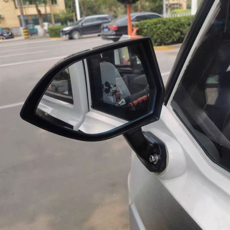 适用优米后视镜战狼电动三轮车反光镜四轮左右倒车镜配件镜子东威