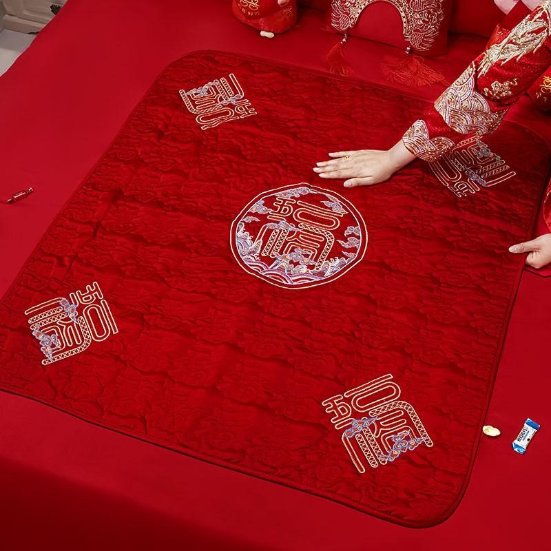 坐福垫结婚床上女方新娘用的喜垫婚房娘家出嫁坐垫结婚婚庆用品