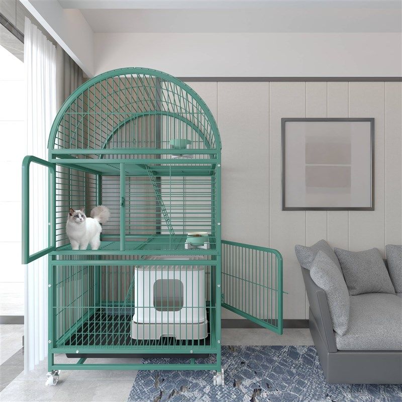 猫笼子家用室内猫咪别墅超大自由空间带厕所一体猫舍两层猫笼猫窝,宠物/宠物食品及用品,猫笼子/猫别墅,淘宝优惠券,粉丝福利购,淘宝优惠卷