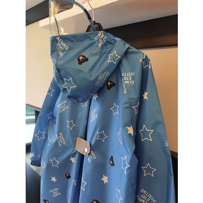 儿童雨衣男童女童宝宝小童幼儿园小学生男女孩轻薄防水防雨服雨披