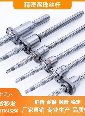 。精密滚珠丝杆SFU1605 2005 1204 2510滚珠丝杠螺母副配支撑座套