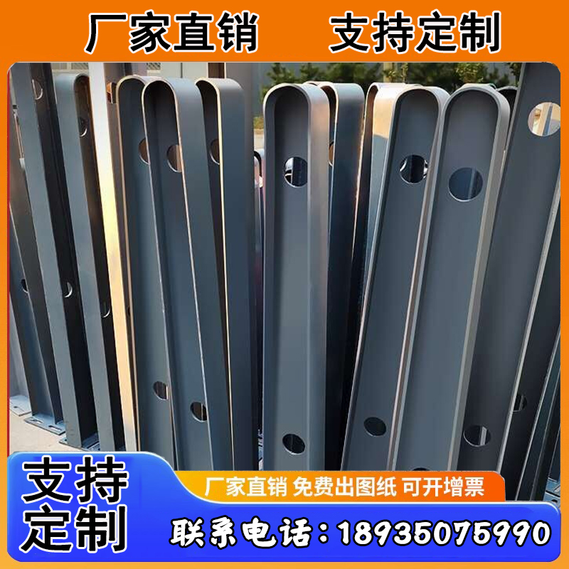 碳钢/不锈钢雨棚钢梁牛腿支架H型钢结构雨搭挑梁玻璃幕墙点式爪件