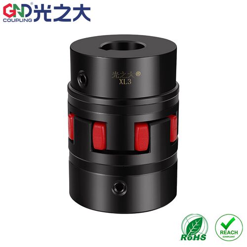 GND45#钢 星型弹性联轴器XL3梅花顶丝 键槽ML大扭矩的顶丝联轴器