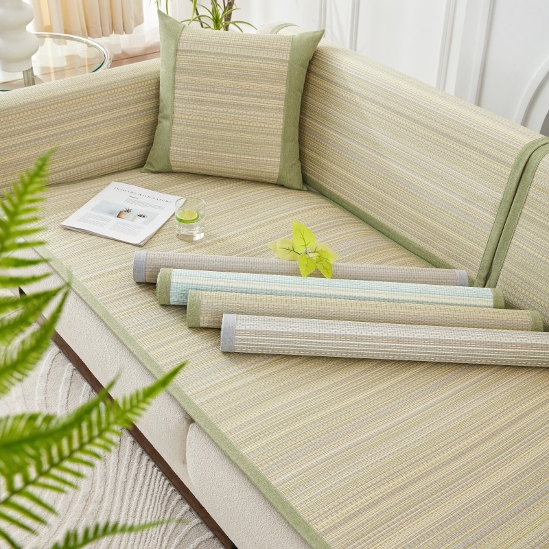 凉感夏季蔺草沙发垫防滑红木皮沙发新款2023盖巾夏天款凉席坐垫子,居家布艺,沙发垫,淘宝优惠券,粉丝福利购,淘宝优惠卷