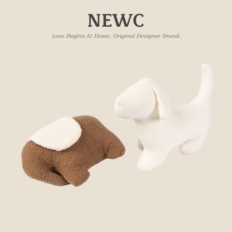 NEWC新宸优品 可爱卡通毛绒装饰抱枕儿童房飘窗沙发靠垫送女友