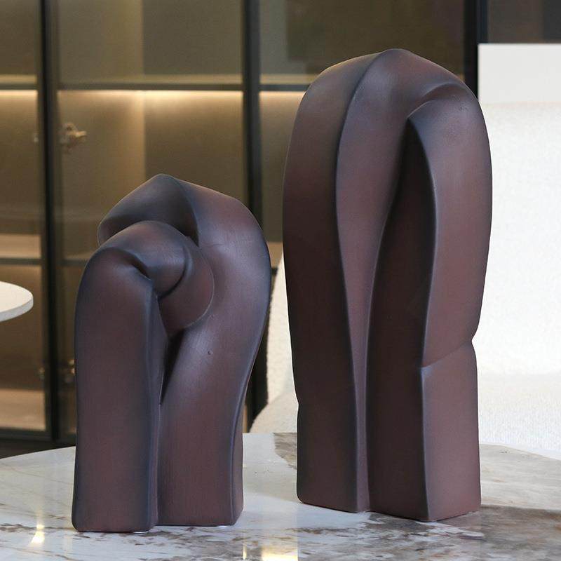 抽象扭曲雕塑装饰摆件艺术不规则样板间客厅电视柜前台玄关装饰品,鲜花速递/花卉仿真/绿植园艺,割草机/草坪机,淘宝优惠券,粉丝福利购,淘宝优惠卷