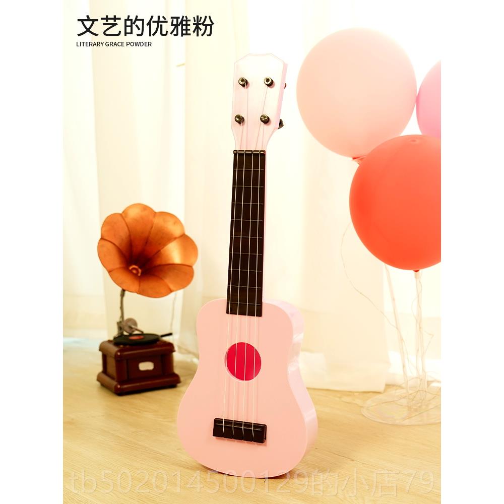 高档卡通尤克里小吉他里儿童孩拨玩片乐男器具可弹奏初学者音乐玩