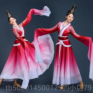 高档汉水袖舞蹈儿童云川之舞雀献铜艺同款服相唐和歌古典踏鼓舞演