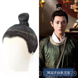 高档古装男士服假发套古风汉手s侠客书生c钩o演出写真整顶长直发