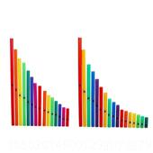 高档奥尔夫彩色8击音管打击音类乐器直径4.2CM打童儿音筒低高音响