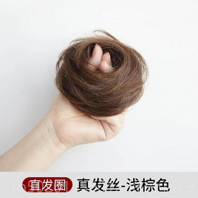 高档假发发圈女 真发低丸子头假发包新器娘花苞盘发后头脑勺假头,美发护发/假发,发包/丸子,淘宝优惠券,粉丝福利购,淘宝优惠卷