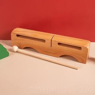 高档奥尔音夫乐方梆子传统民族乐器器戏曲梆子高低梆子儿童打击乐