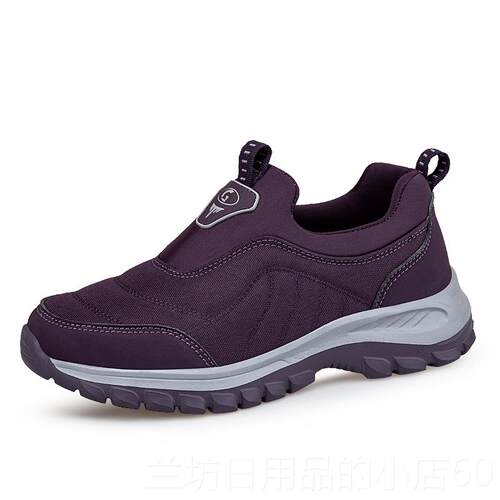 高档老北年京布鞋女秋底季软妈妈鞋老人鞋女适运动中老健舒步鞋一