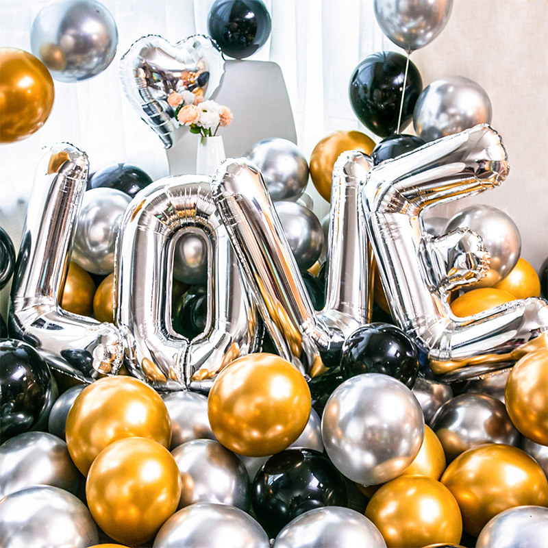 藏蓝色气球创意结婚礼婚房布置求婚告白浪漫新房卧室装饰气球套餐,节庆用品/礼品,气球,淘宝优惠券,粉丝福利购,淘宝优惠卷