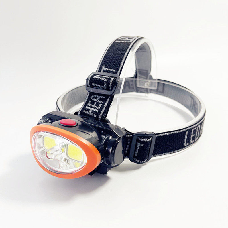 led双头强光头灯可充电超亮头戴式夜钓鱼带激光红外线矫正专用