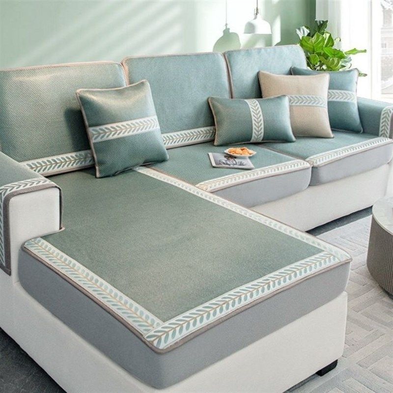 夏季冰丝沙发套罩新款2023三座一贵妃沙发笠坐垫子藤夏凉垫高级感,居家布艺,沙发垫,淘宝优惠券,粉丝福利购,淘宝优惠卷