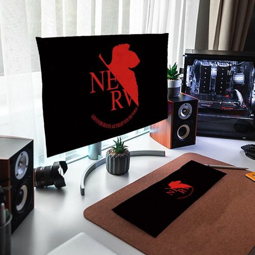 EVA台式电脑防尘罩三件套新世纪福音战士键盘主机盖布显示器防尘