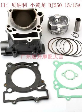 钱江倍力尼机车小黄龙BJ250-15 A 15E套缸气缸体活塞环上下缸垫