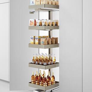 诺米魅影系列航母台全拉出高身拉篮橱柜调味篮工具栏厨房收纳柜