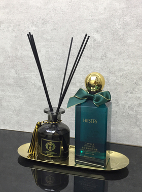 样板房洗手间卫生间洗手台沐浴用品洗护用品香薰托盘软装饰品摆件