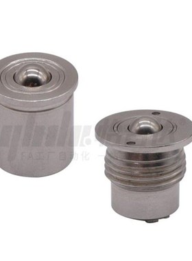 QDF01带柱塞功能型球头钢珠滚轮 BCHP14/18/22牛眼珠万向轴承滚轮