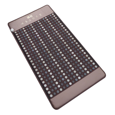 其在玉石加热床垫理疗垫托玛琳砭石赭石双温双控恒温养生电热垫子