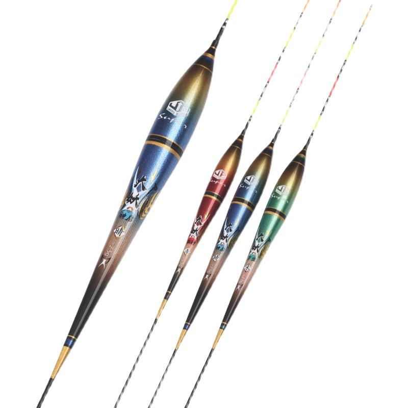 浮世绘大妖芦苇夜光漂黑坑专用322小电池电子漂鲤鱼漂00超长浮漂