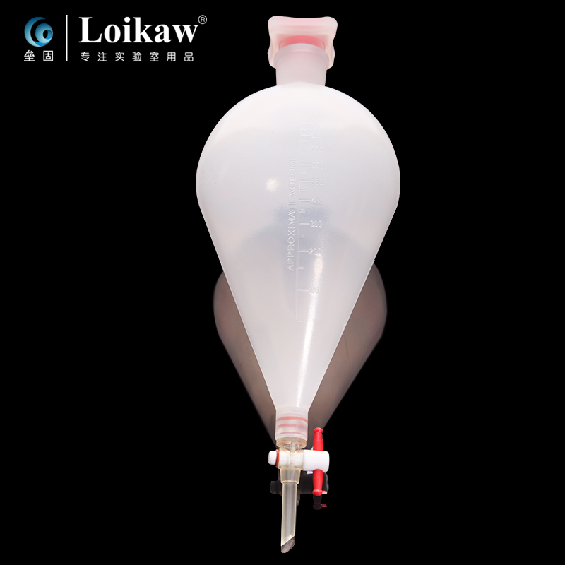 PP梨形分液漏斗 塑料分液漏斗 可高温灭菌实验室1ml/0ml/0ml/1000