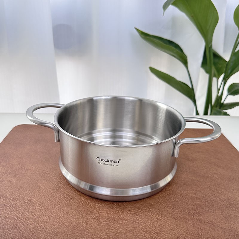 出口德国18-10不锈钢有耳蒸笼蒸屉蒸格蒸架家用可叠加蒸笼1-28cm