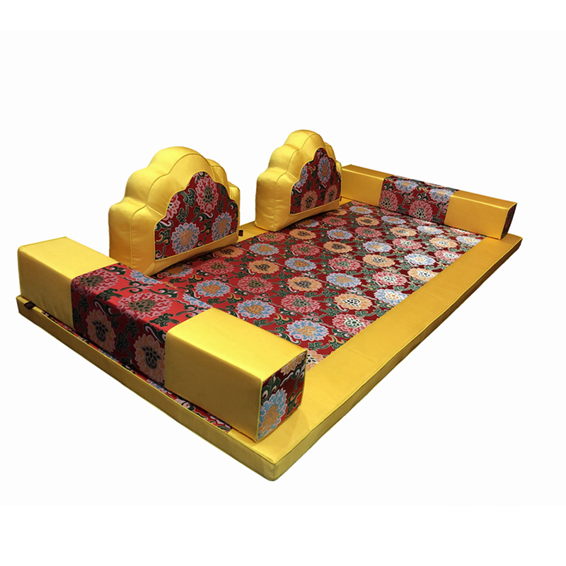 中式罗汉床垫子装实木仿古家具坐垫红木沙发扶手靠垫高端真丝垫