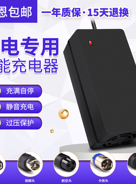 愉途通用锂离电动车电瓶车载充电器24V36V48V10AH42V2A54.6V3A60v