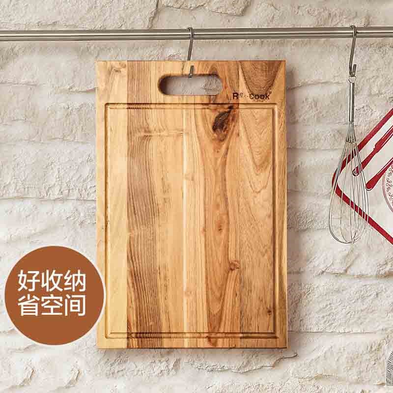 左家右厨实木菜板家用砧板切水果和面板多功能面案板