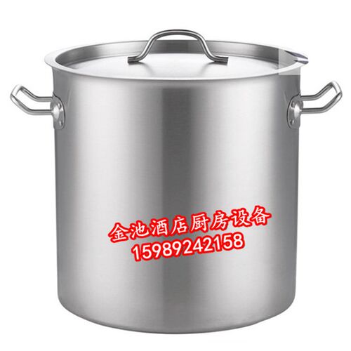 加厚复合底不锈钢桶汤桶 带盖汤桶 茶水桶 煲汤桶 商用大汤锅