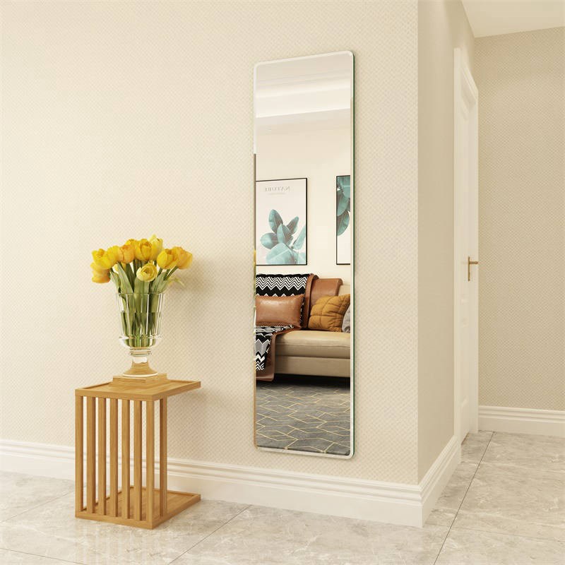 玻璃镜子贴墙自粘全身镜穿衣镜女贴墙镜学生壁挂挂墙试衣镜粘贴镜