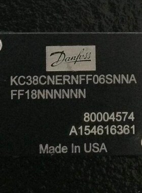 KC38CNERNFF06SNNAFF18NNNNNN # Danfoss//丹佛斯