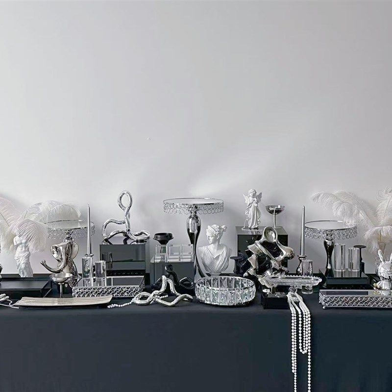 新款银黑色甜品台展示架摆台摆件茶歇开业摆台蛋糕架摆台摆件,节庆用品/礼品,甜品台装饰,淘宝优惠券,粉丝福利购,淘宝优惠卷