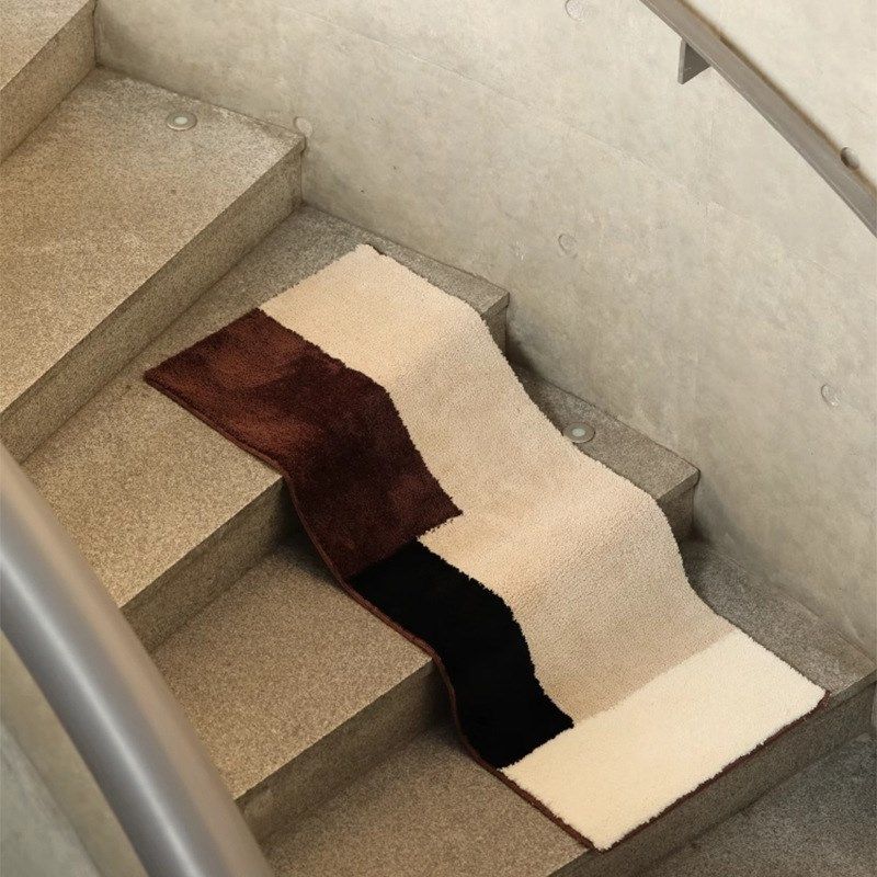 困困宅猫中古地毯簇绒植绒客厅耐脏茶几垫可机洗卧室床边飘窗毯