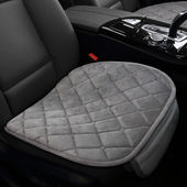 汽车坐垫冬季 短毛绒单片三件套车垫保暖单个屁垫后排无靠背车座垫