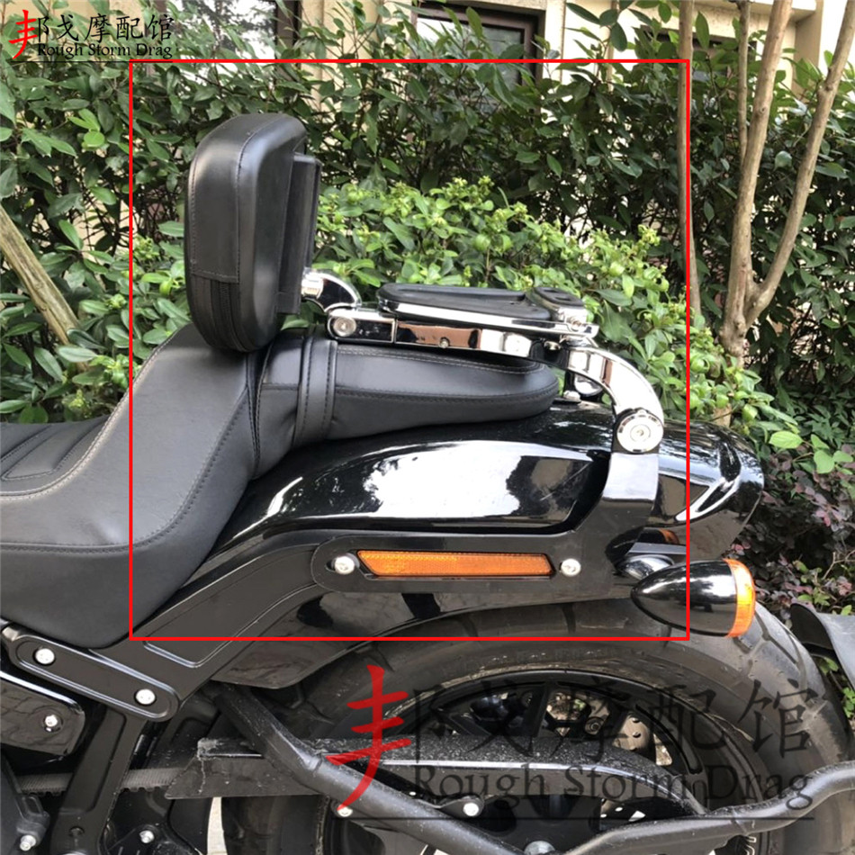 哈雷新款肥霸靠背折叠后背靠垫 2018-2020年街霸全哈雷系靠背都有