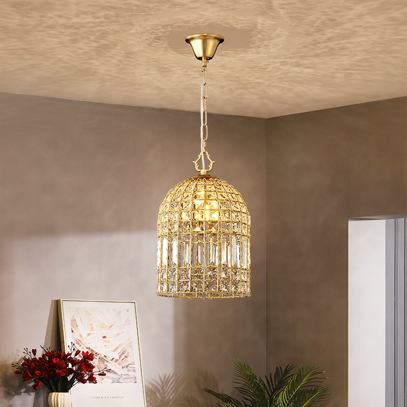 萨洛尼水晶鸟笼玄关吊灯复古法式过道走廊衣帽间中山灯具2025新款,家装灯饰光源,床头/玄关/吧台/过道吊灯,淘宝优惠券,粉丝福利购,淘宝优惠卷