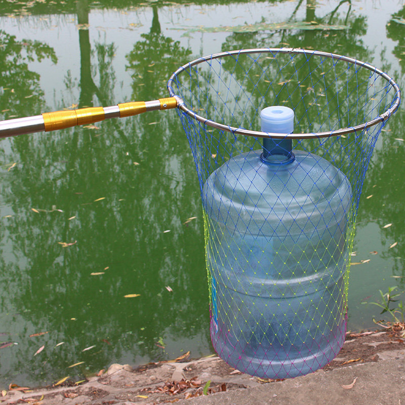 3米不锈钢钓鱼抄网捞鱼网兜抄网竿抄网杆渔具抄鱼网伸缩操网折叠,户外/登山/野营/旅行用品,抄网,淘宝优惠券,粉丝福利购,淘宝优惠卷