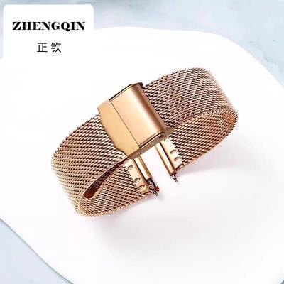 适用小米手表watchS3/S2/S1pro专用米兰精钢表带color1/2钢带腕带