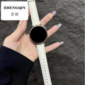 适用华为GT4手表表带女士针扣真皮GT3 4pro高级41 2新款 watch3