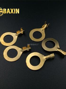 圆环接线片 酸洗 孔式冷压端子接地片 散件 DJ431-8A/B/C/D