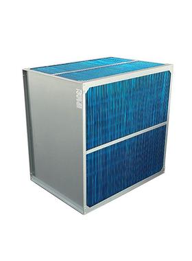 大型风力发电机舱散热，蓝色亲水铝箔材质气气换热器节能改造