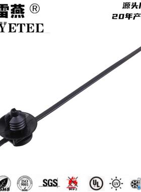 雷燕科技带杉树头和圆盘的汽车固定扎带 156-00610/T30RFT6SD