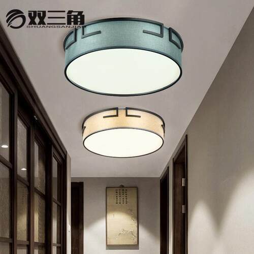 新中式LED吸顶灯卧室房间灯现代简约过道走廊阳台书房客厅中国风