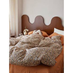 花团锦簇-春日田园花卉全棉四件套 双层纱布裸睡A类纯棉床上用品